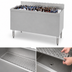 Thumbnail image #4 for Advance Tabco Underbar Basics™ 60 Inch Stainless Steel Beer Bath Bar Ice Bin