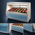 Thumbnail image #4 for Howard-McCray 35 Series 119 Inch Double Duty Red Meat Service Case with Remote Refrigeration and LED Lighting