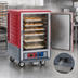 Thumbnail image #4 for Metro C5 3 Series Half-Height Mobile Moisture Heated Holding and Proofing Cabinet with Red Insulation Armour, 17-Pan Capacity