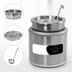 Thumbnail image #4 for Nemco 6100A-ICL 7-Quart Countertop Round Food Warmer, 120V, with Inset, Cover and Ladle