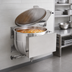 Thumbnail image #4 for Legion 100-Gallon Stationary Direct Steam Kettle, Wall Mounted, 2/3 Jacket, 304 Stainless Steel Liner