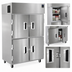 Thumbnail image #4 for Delfield 6151XL-SH Two-Section Reach-In Freezer, 41.5 Cu. Ft., Top-Mounted Self-Contained, 4 Half-Height Hinged Solid Doors