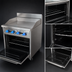 Thumbnail image #4 for Comstock-Castle 30-Inch Commercial Gas Range with 30-Inch Griddle and Standard Oven