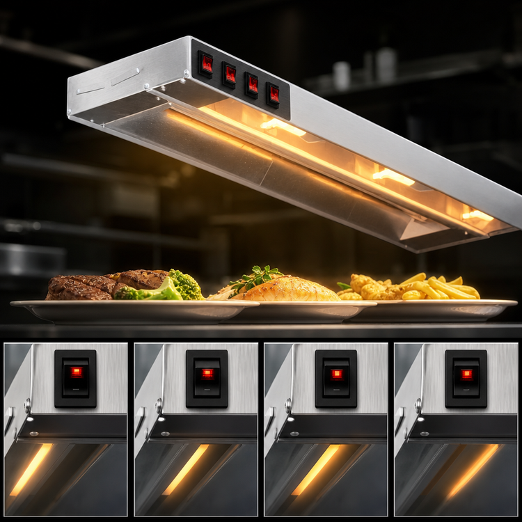 Product image #4 for Eagle RedHots 24-Inch Single Lighted High-Watt Strip Heat Lamp, 208V