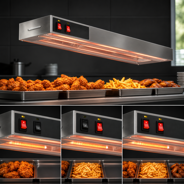 Product image #4 for Eagle RedHots 66-Inch Single Rod-Type High-Watt Lighted Strip Heat Lamp with Remote, 120V