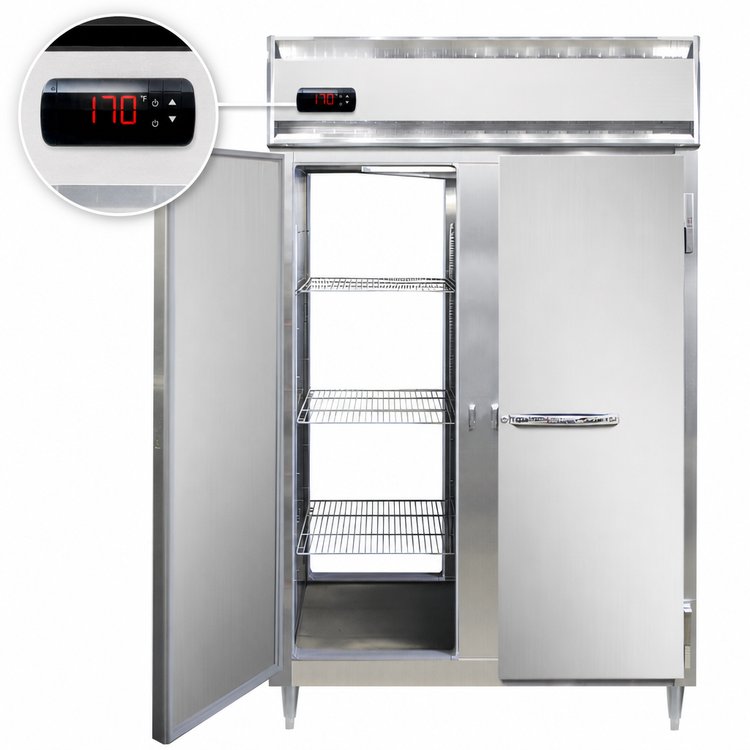 Product image #4 for Continental Refrigerator Designer Line Two-Section Pass-Thru Heated Cabinet
