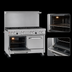 Thumbnail image #4 for Southbend Ultimate 48-Inch Stainless Steel Gas Restaurant Range with 7 Open Burners, Standard Oven, and Cabinet Base