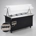 Thumbnail image #4 for Vollrath 2-Series Affordable Portable 4-Well Mobile Hot Food Station, Open Well, Enclosed Storage Base, 208-240V, Black