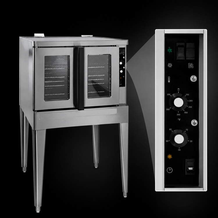 Product image #4 for Blodgett Zephaire Series Bakery Depth Single Deck Gas Convection Oven, 5-Pan Capacity, ENERGY STAR