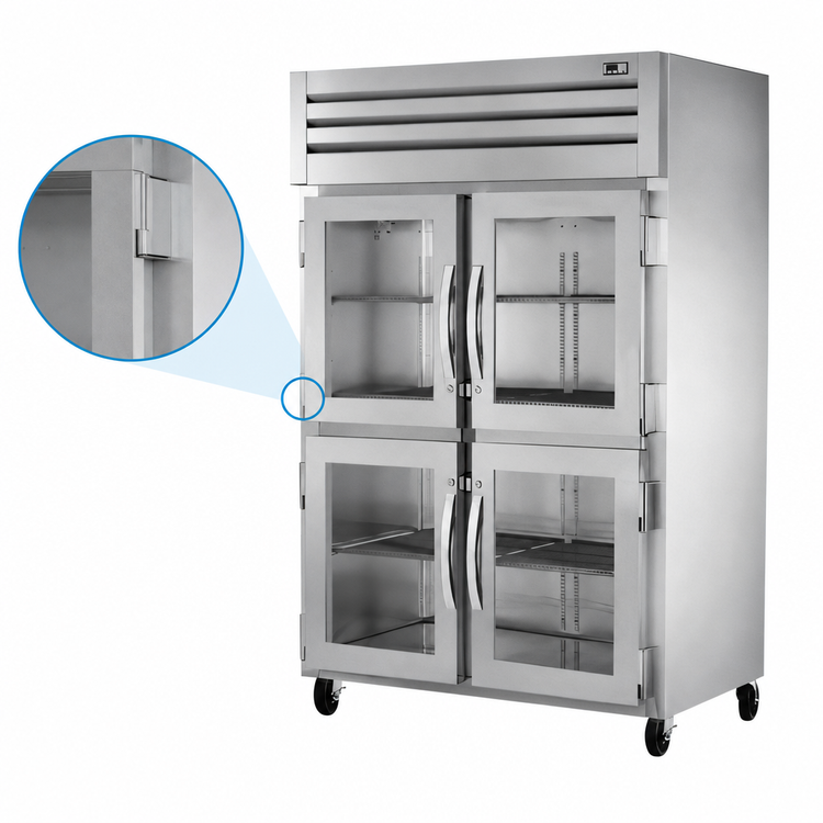 Product image #4 for True SPEC SERIES 2-Section Reach-In Refrigerator with 4 Glass Half Doors
