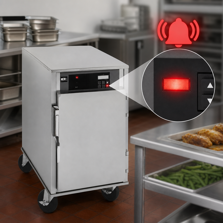 Product image #4 for hotLOGIX HL8 Series Insulated Stainless Steel Undercounter Heated Holding Cabinet, 1 Compartment, 5 - 12 Inch x 20 Inch Pan Capacity