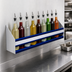 Thumbnail image #4 for Advance Tabco Prestige Signature Series Single Tier Stainless Steel Speed Rail, 36 Inch, 9 Bottle Capacity