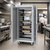 Thumbnail image #4 for Metro C5 8 Series Full-Height Mobile Pass-Thru Heated Holding Cabinet with Combination Doors and Lip-Load Slides
