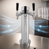 Thumbnail image #4 for Perlick 3-Faucet Air-Cooled Polished Chrome Countertop Draft Arm Beer Tower