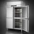 Thumbnail image #4 for UltraSpec FS-2D-S1-PT-HD-HC Pass-Thru Two-Section Solid Half-Door Freezer