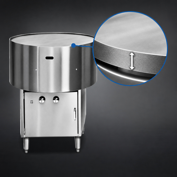 Product image #4 for Titan JTRG-34G 53-Inch Rotating Gas Tortilla Griddle