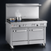 Thumbnail image #4 for Southbend Ultimate 48-Inch Commercial Gas Restaurant Range with 2 Star/Sauté Burners, 36-Inch Charbroiler, and 2 Space Saver Ovens
