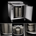 Thumbnail image #4 for Heated Insulated Rotary Dish Storage Cart, 160-Plate Capacity