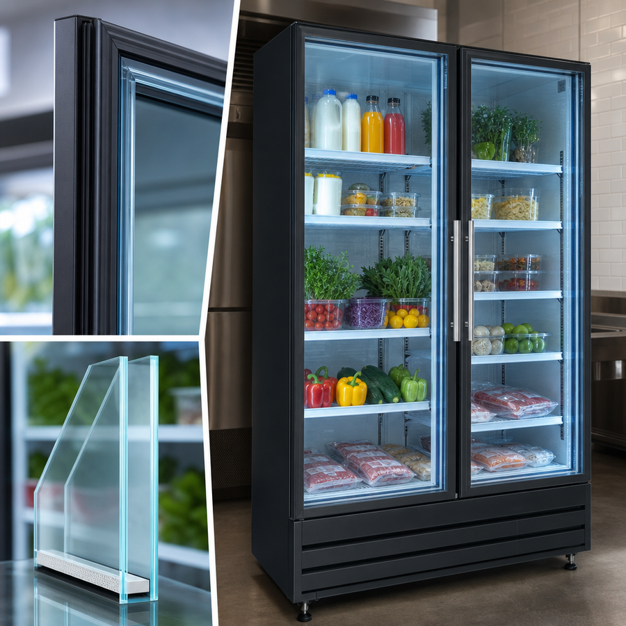 Low-E Double Pane Glass Doors