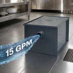 Thumbnail image #4 for John Boos GT-30-X Commercial Grease Interceptor, 30 lb. Capacity, 15 GPM, 2-1/2 in. No-Hub Connections