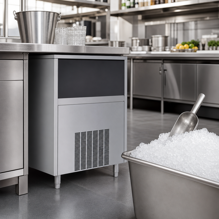 Product image #4 for Manitowoc Undercounter Nugget Ice Machine with Bin, Air-Cooled, Self-Contained, 330 lb/Day