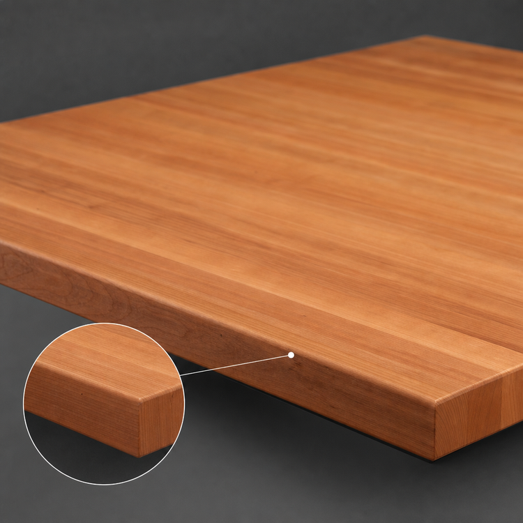 Product image #4 for Boos Block American Cherry Edge Grain Kitchen Countertop, 48 x 48 x 2-1/4 Inches, Oil Finish