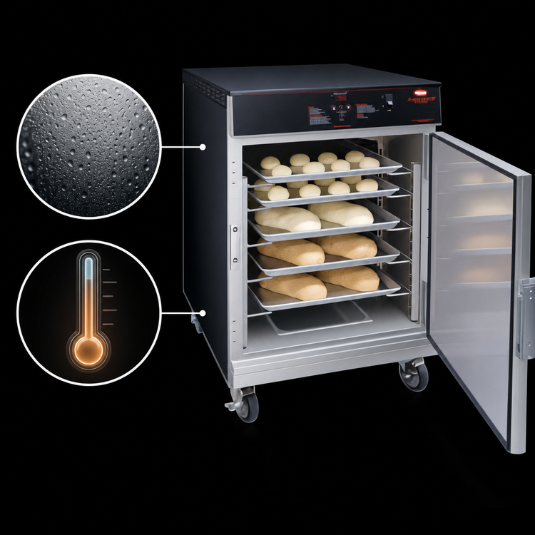 Product image #4 for Hatco Flav-R-Savor Pass-Thru Mobile Heated Holding Cabinet, 7 Full-Size Sheet Pan Capacity