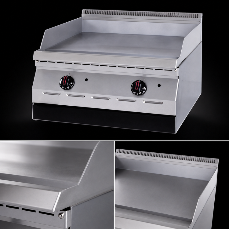 Product image #4 for Garland Designer Series 24-Inch Countertop Gas Griddle, 1/2-Inch Polished Steel Plate, Flame Failure Protection, 40,000 BTU