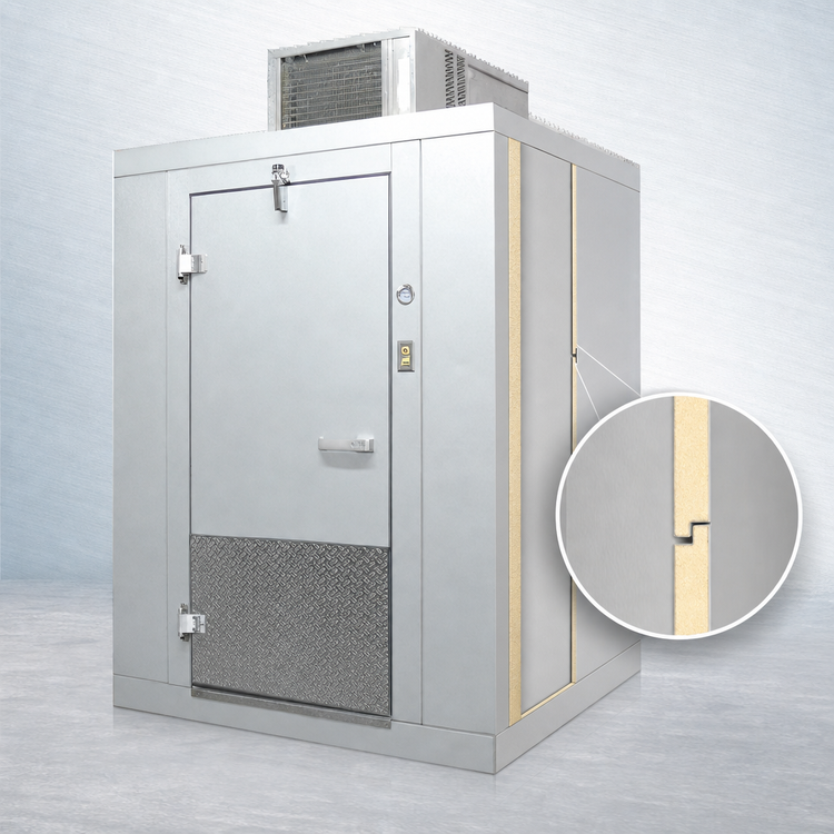 Product image #4 for Arctic Industries Indoor Walk-In Freezer with Floor and Self-Contained Top-Mount Refrigeration, 6 ft x 9 ft 10 in x 7 ft 8-1/2 in, -10°F Holding