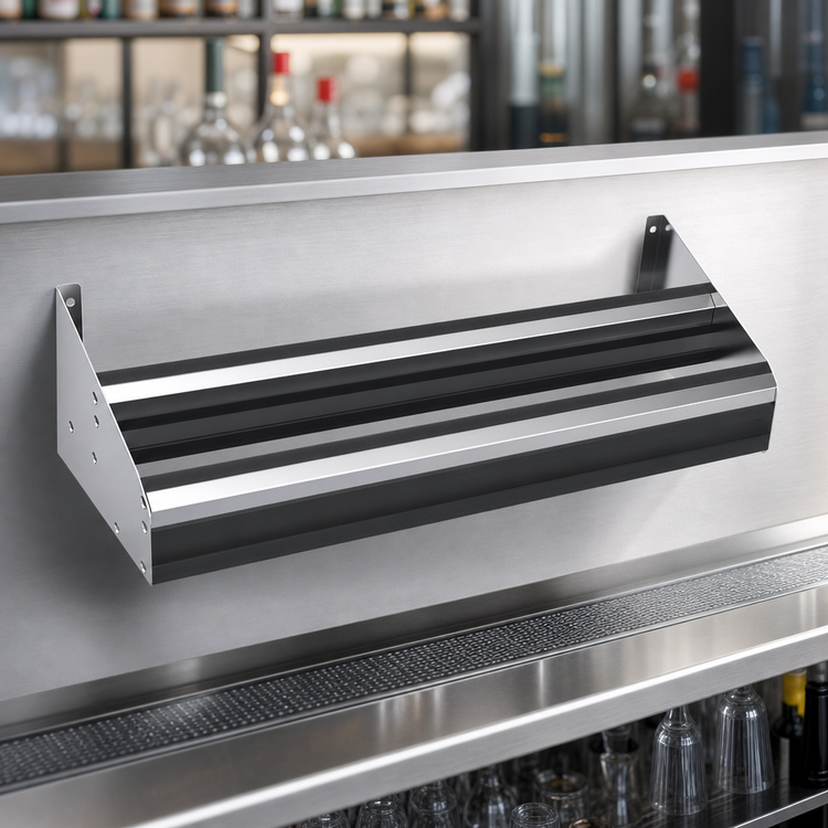 Product image #4 for Royal Series Built-In Double Speed Rail, 66 Inch x 10 Inch, Stainless Steel