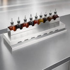 Thumbnail image #4 for Krowne Royal Series KR-509 36-Inch Countertop Bitters Tray with Full Sliding Cover, 10-Bottle Capacity