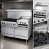 Thumbnail image #4 for Garland U.S. Range U Series 60-Inch Gas Restaurant Range with 6 Open Burners, 24-Inch Raised Griddle/Broiler, Standard Oven, and Storage Base