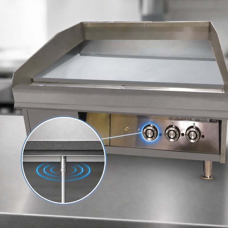 Product image #5 for Lang LG Series Countertop Gas Griddle with 48" x 23" Chrome Griddle Plate, 108,000 BTU