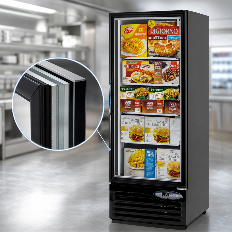 Product image #5 for Turbo Air One-Section Glass Door Freezer Merchandiser
