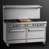 Thumbnail image #4 for Southbend Ultimate 60-Inch Gas Restaurant Range with 6 Star/Saute Burners, 24-Inch Griddle, Standard Oven, and Convection Oven
