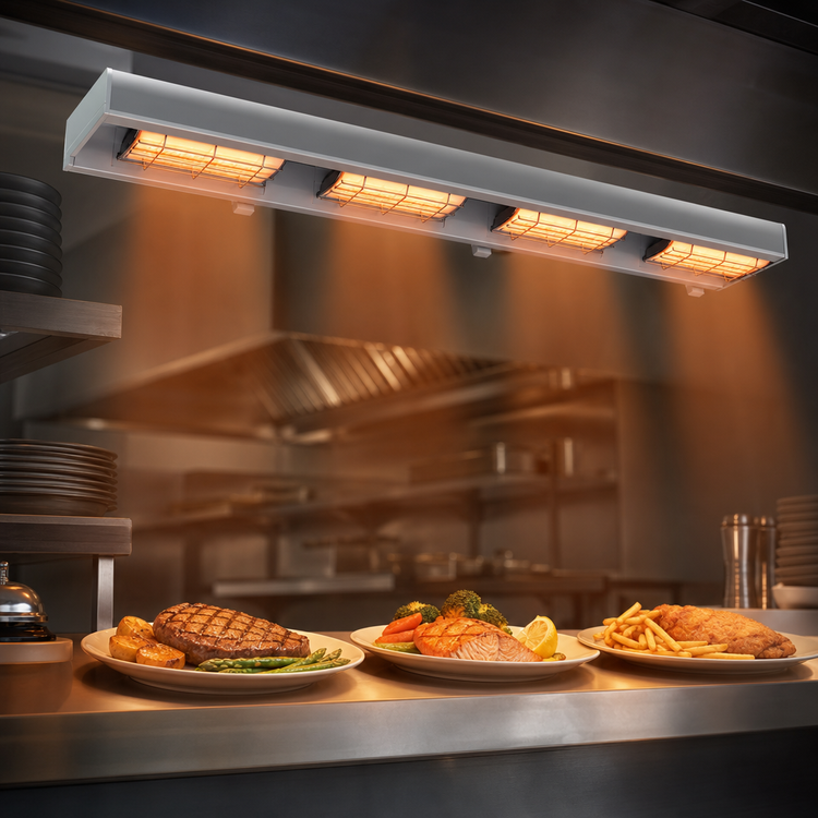 Product image #4 for Hatco Ultra-Glo 36-Inch Lighted Double Ceramic Infrared Strip Heater