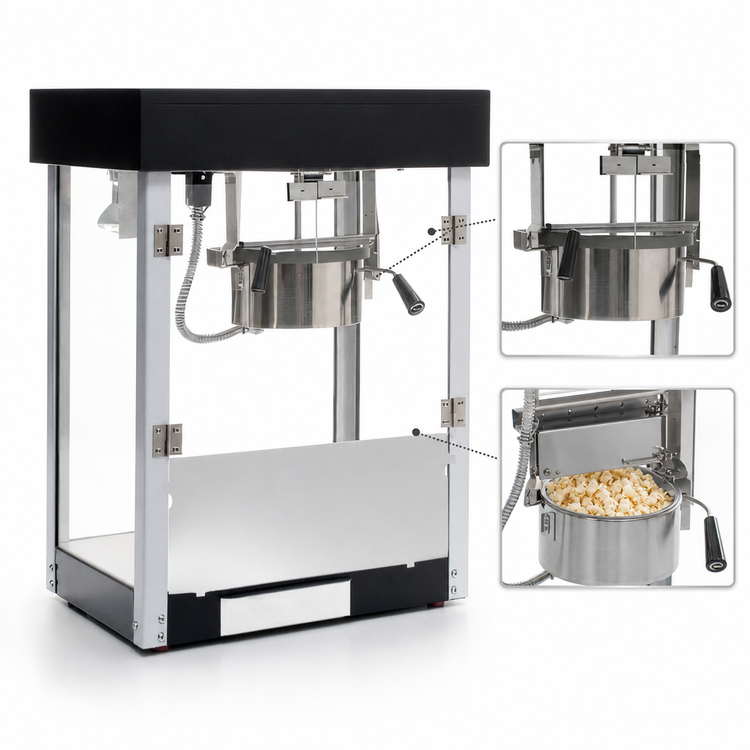 Product image #4 for Benchmark Metropolitan 4-Ounce Countertop Popcorn Popper Machine