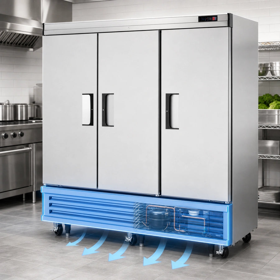 Bottom-Mounted Self-Contained Refrigeration