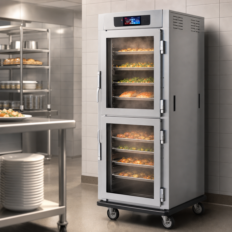 Product image #4 for Metro C5 9 Series Mobile Full-Height Pass-Thru Controlled Humidity Heated Holding and Proofing Cabinet, 120V