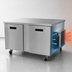 Thumbnail image #4 for Randell 48 Inch Two-Section Worktop Freezer with Doors, Stainless Steel, Rear-Mounted Self-Contained R290, 1/2 HP