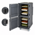 Thumbnail image #4 for Cambro Pro Cart Ultra Electric Top-Heated Two-Compartment Hot Food Pan Carrier
