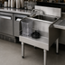 Thumbnail image #4 for Eagle 1800 Series 18-Inch Underbar Modular Blender Dump Sink Station with Faucet, Basket Drain, and Duplex Receptacle