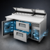 Thumbnail image #4 for True 67 3/8-Inch 2-Section Pizza Prep Table with 1 Door, 2 Drawers and Alternate Top
