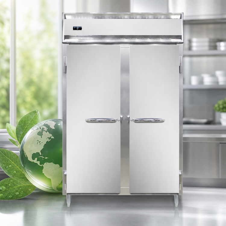 Product image #5 for Continental Refrigerator Designer Line D2FN Two-Section 50 cu. ft. Reach-In Freezer