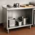 Thumbnail image #4 for Eagle Spec-Master Open Front Cabinet Base Worktable, 72W x 24D, Stainless Steel Top
