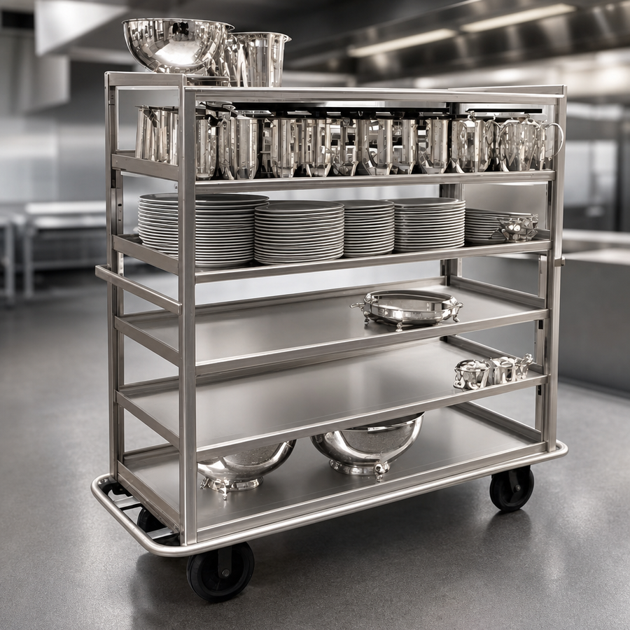 Reinforced Stainless Steel Shelves