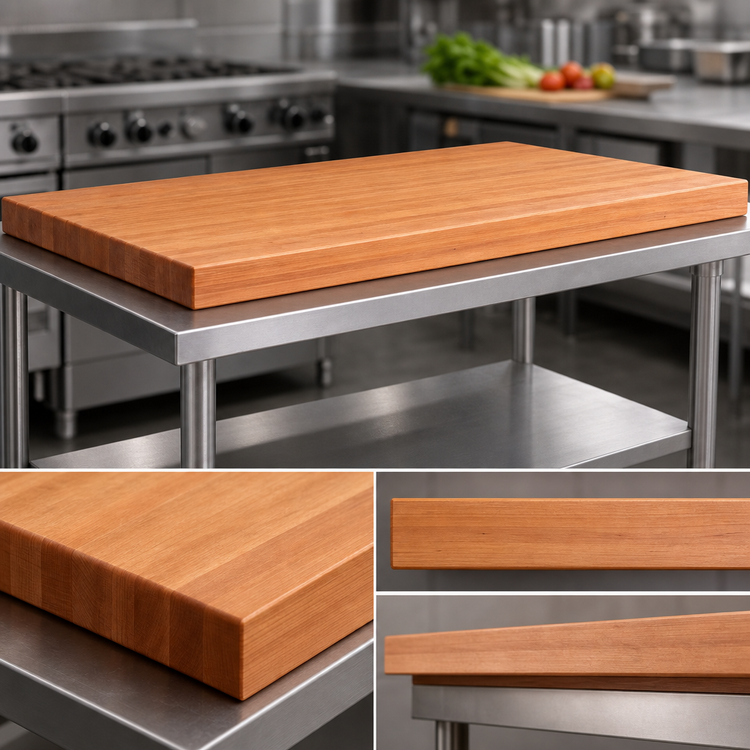 Product image #4 for Boos Block American Cherry Edge Grain Kitchen Countertop, 48 x 32 x 2-1/4 Inch, Penetrating Oil Finish