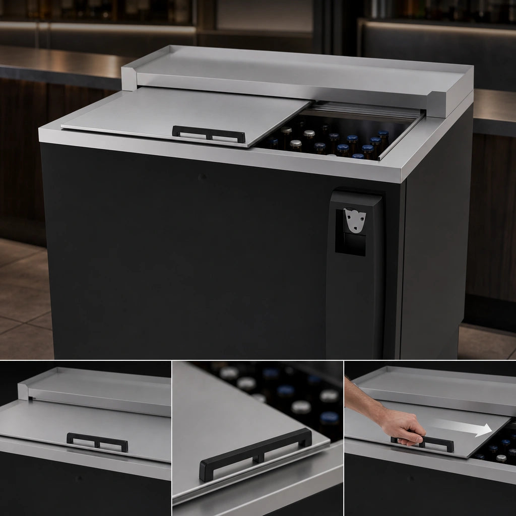 Stainless Steel Sliding Lid
