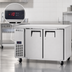 Thumbnail image #4 for Everest Refrigeration ETF2 2-Section Undercounter Worktop Freezer, 13 Cu. Ft., Side-Mounted Self-Contained, Stainless Steel