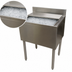 Thumbnail image #5 for BK Resources 30 Inch Wide x 18 Inch Deep Underbar Insulated Ice Bin with 8-Circuit Aluminum Cold Plate, 80 lb Capacity